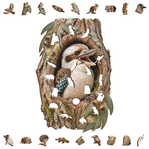 Kookabura Laugh Wooden Puzzle