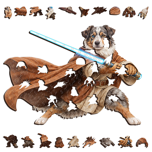 Aussie Shepherd Ranger ~ Decorative Wooden Puzzle