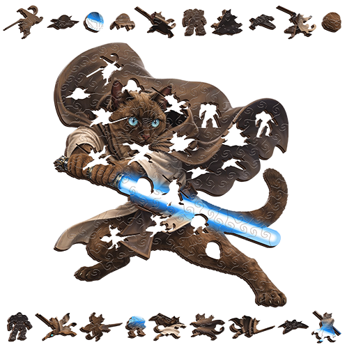 Siamese Celestial Oracle ~ Decorative Wooden Puzzle