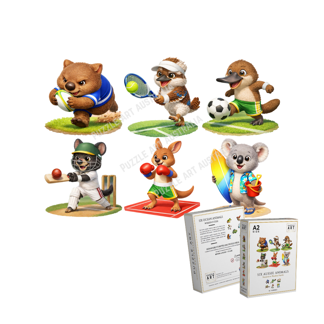 Aussie Animals Wooden Puzzle