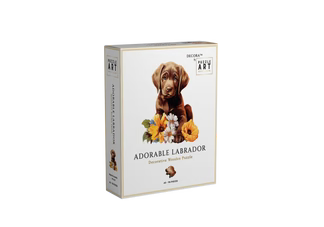 Adorable Labrador Wooden Puzzle