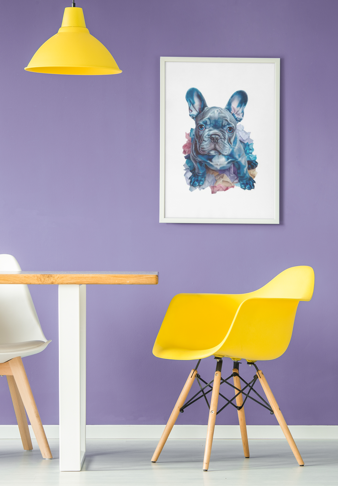 Lilac Frenchie Puzzle Art Australia