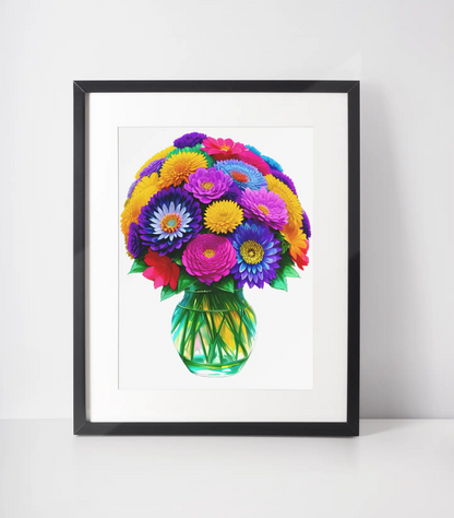 Happy Flowers Puzzle Art Australia