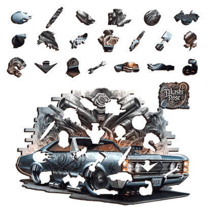 1967 Mercury Cyclone Puzzle Art Australia