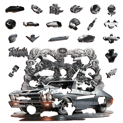 1970 Chevrolet Chevelle SS Puzzle Art Australia