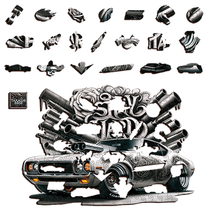 1970 Oldsmobile 442 Puzzle Art Australia
