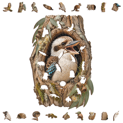 Kookabura Laugh Wooden Puzzle