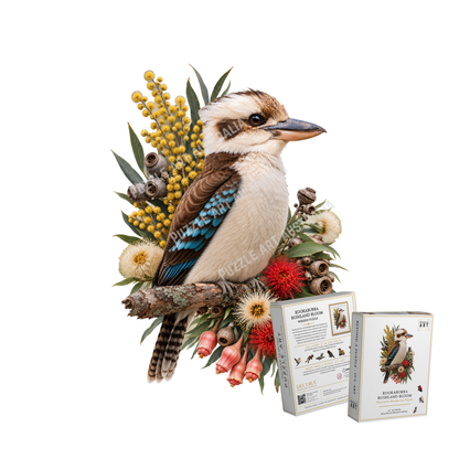 Kookaburra  Bushland Bloom Wooden Puzzle