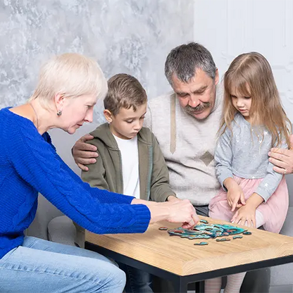 Happy Dolphin Puzzle Art Australia