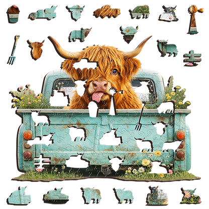 Highland Cow Country Ride