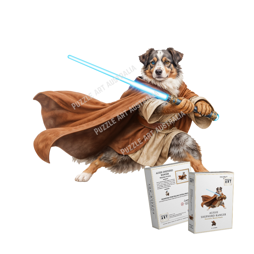 Aussie Shepherd Ranger ~ Decorative Wooden Puzzle
