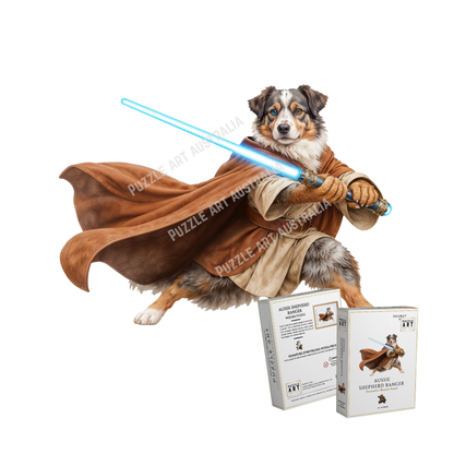Aussie Shepherd Ranger ~ Decorative Wooden Puzzle