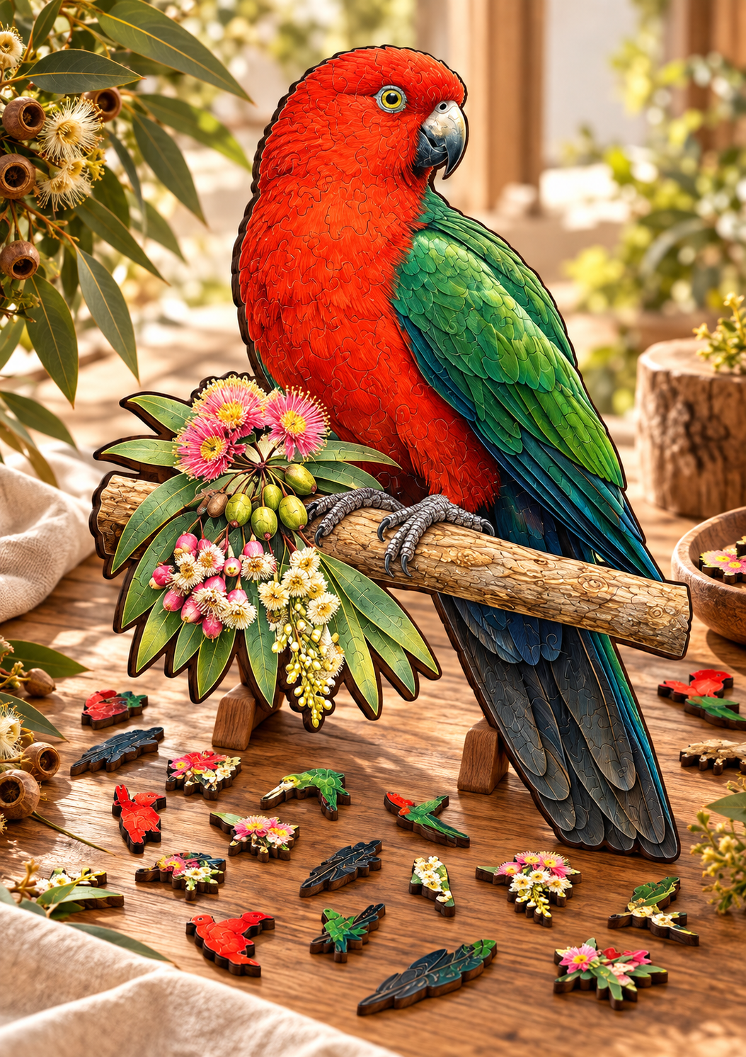 Australian King Parrot Puzzle Art Australia