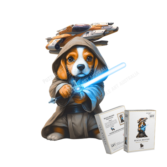 Beagle Bravery Wooden Puzzle