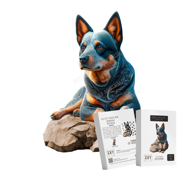 Blue Heeler Wooden Puzzle