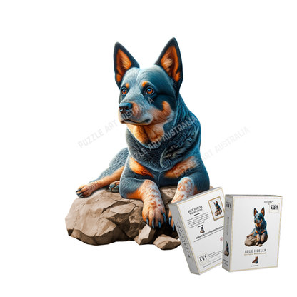 Blue Heeler Wooden Puzzle