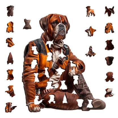Boxer Soldier Puzzle Art Australia