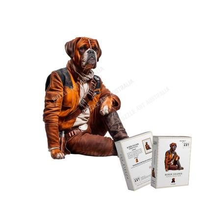 Boxer Soldier Wooden Puzzle