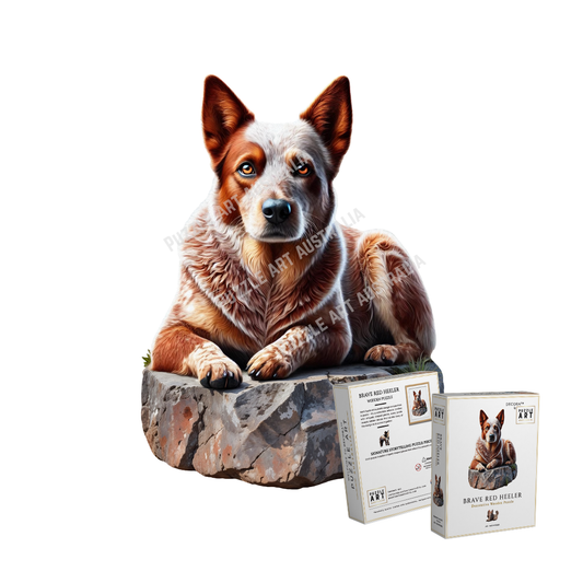 Brave Red Heeler