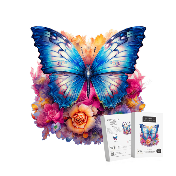 Butterfly Blossom Wooden Puzzle