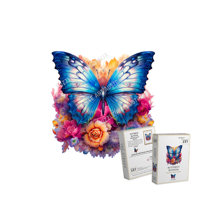 Butterfly Blossom Wooden Puzzle