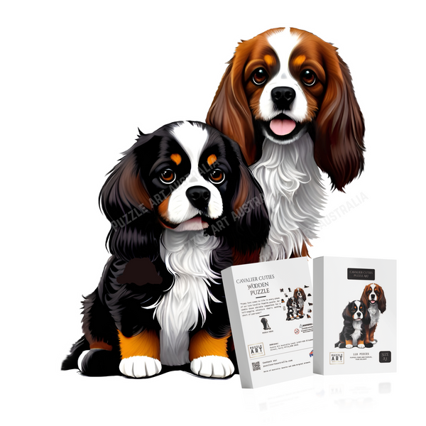 Cavalier Cuties Wooden Puzzle