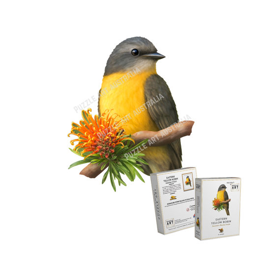 Eastern Yellow Robin Wooden Puzzle