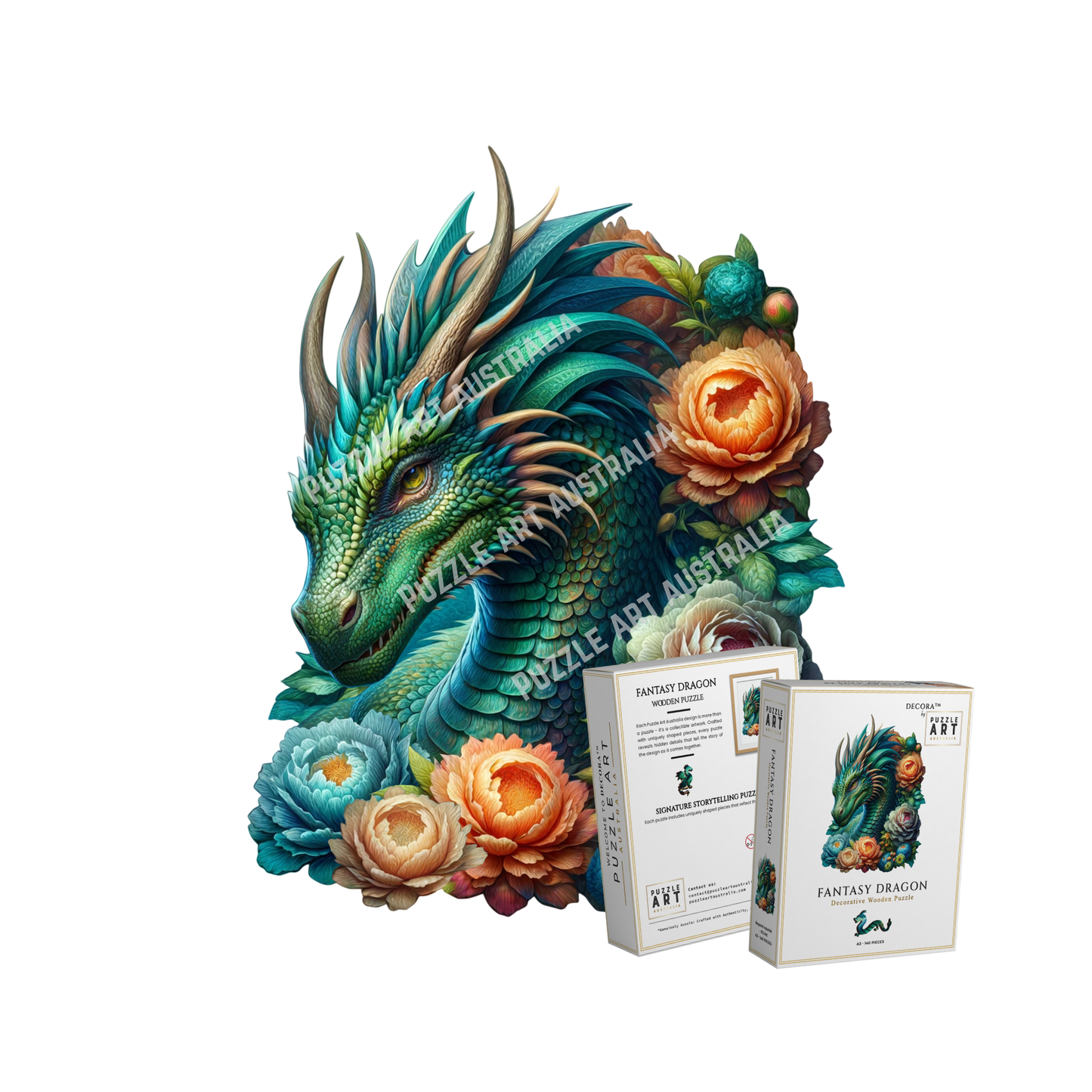 Fantasy Dragon Wooden Puzzle
