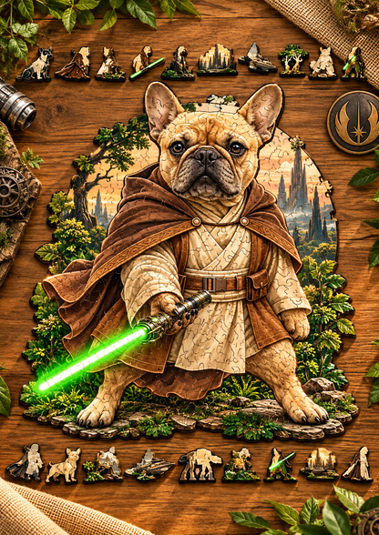 Frenchie Orbit Commander puzzle art australia