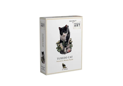 Tuxedo Cat Wooden Puzzle