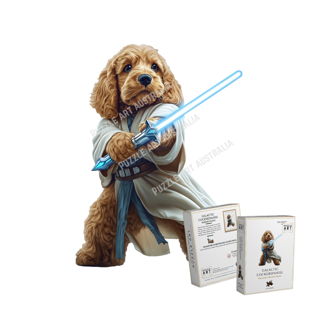 Galactic Golden Spaniel Wooden Puzzle