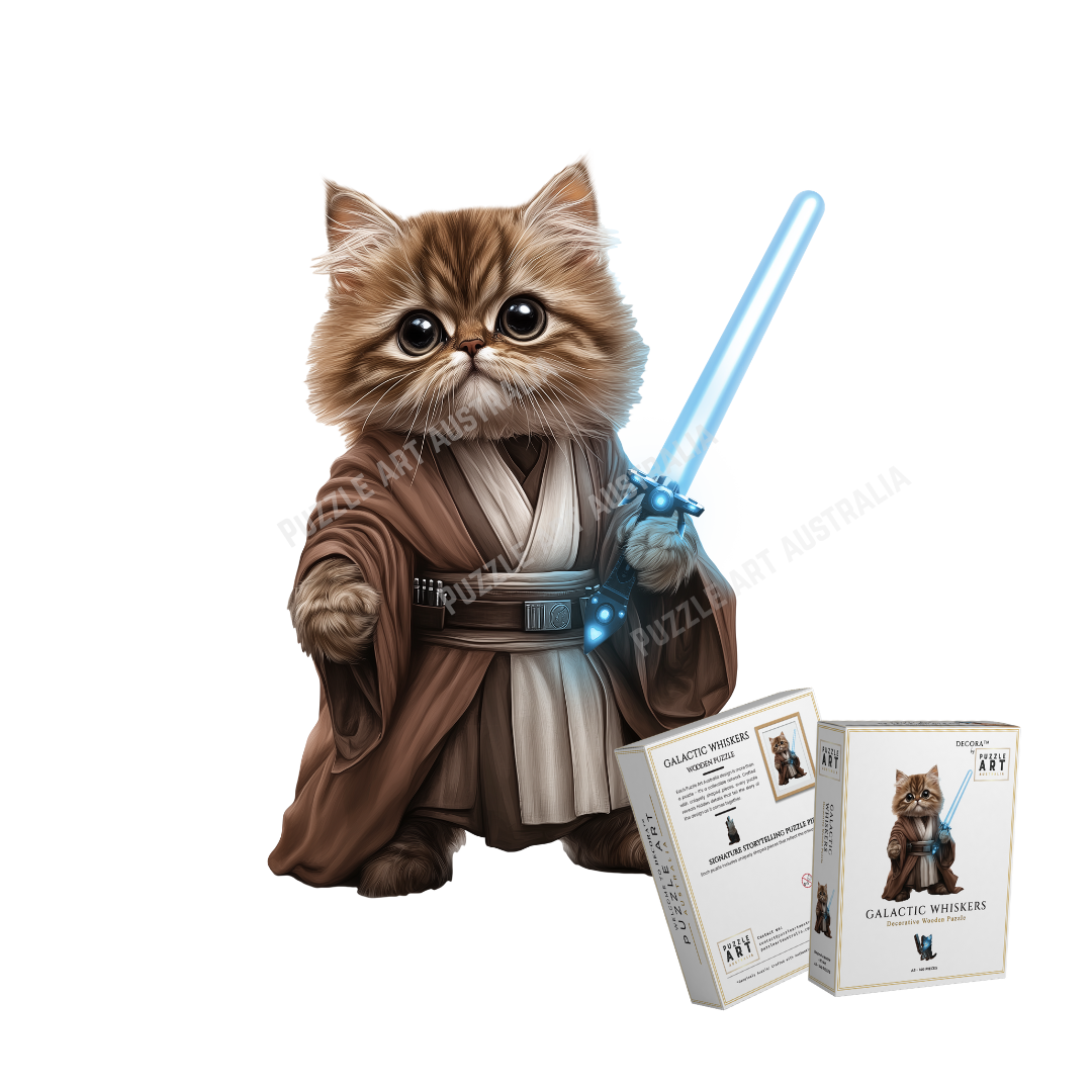Galactic Whiskers Wooden Puzzle