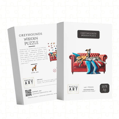 Greyhounds retire Puzzle Art Australia