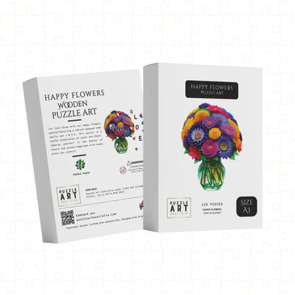 Happy Flowers Puzzle Art Australia