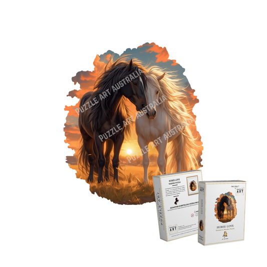Horse Love Wooden Puzzle