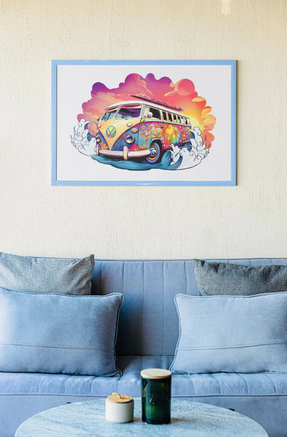 Kombi Holiday Puzzle Art Australia