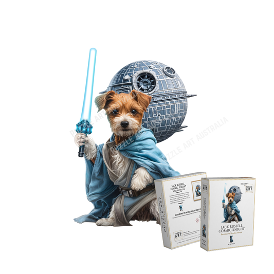 Jack Russell Force Knight Wooden Puzzle