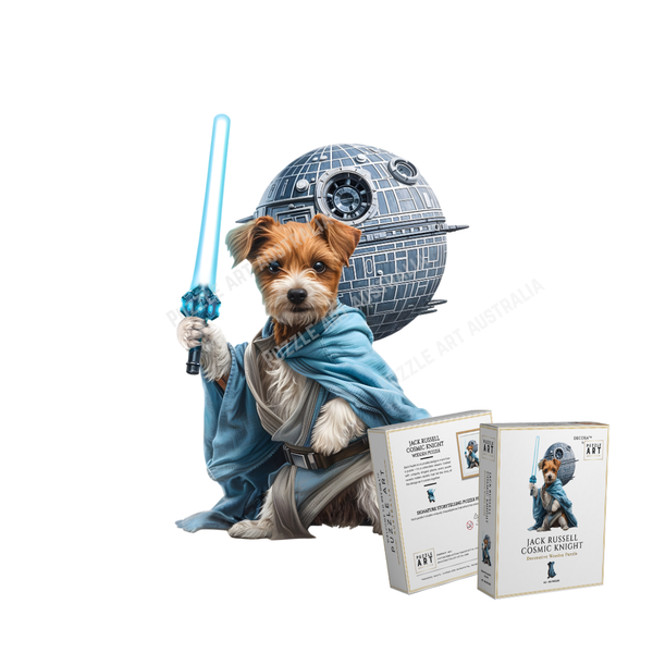 Jack Russell Force Knight Wooden Puzzle