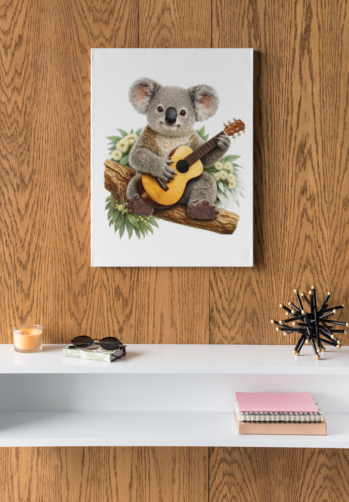 Koala Strumming Wooden Puzzle
