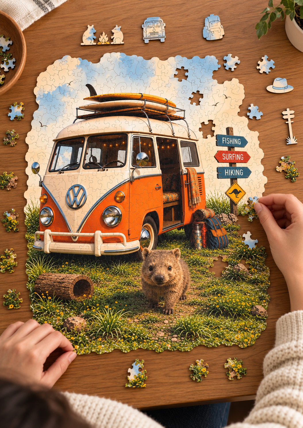 Kombi Adventurer Wooden Puzzle