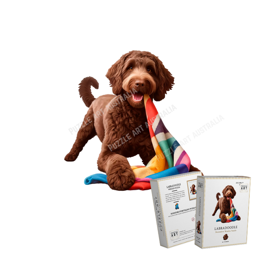 Labradoodle Wooden Puzzle