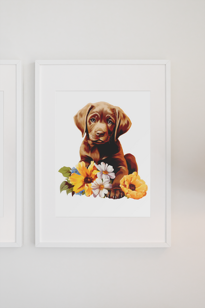 Adorable Lab Puzzle Art Australia