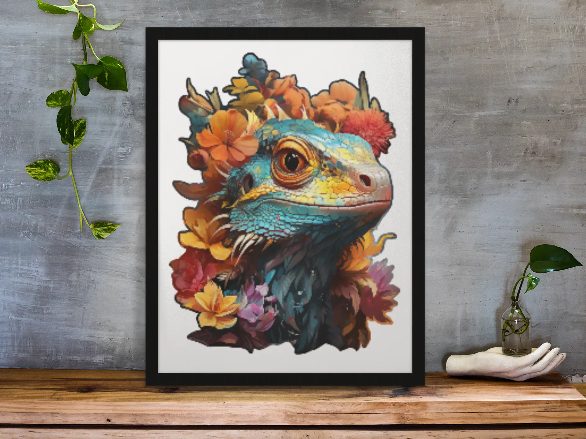 Lizard Wooden Puzzle Puzzle Art Australia