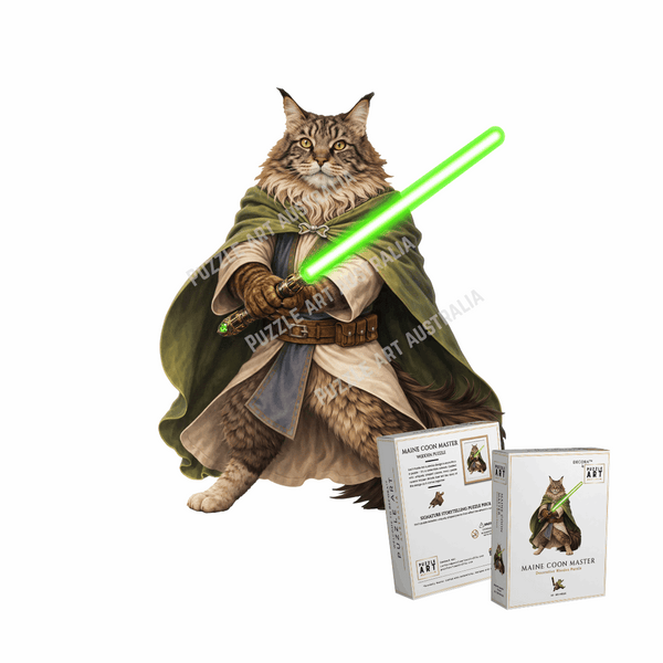 Maine Coon Master ~ Decorative Wooden Puzzle