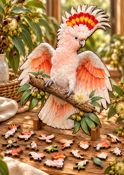 Major Mitchell Cockatoo Puzzle Art Austalia