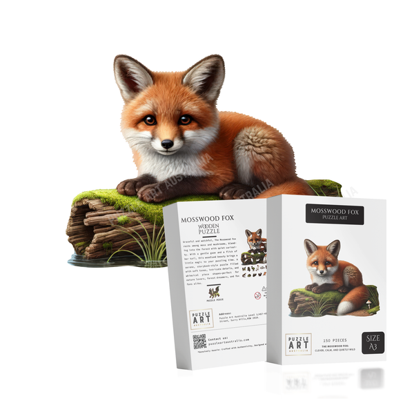 Mosswood Fox Wooden Puzzle