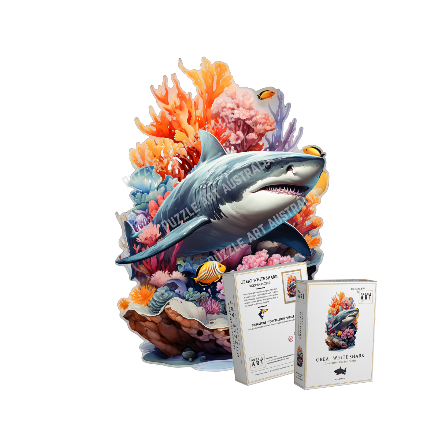 Great White Shark Wooden Puzzle