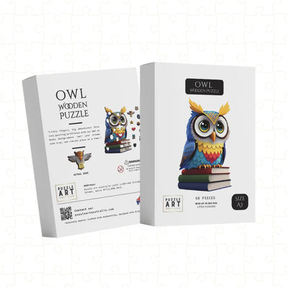 Book Owl Puzzle Art Australia
