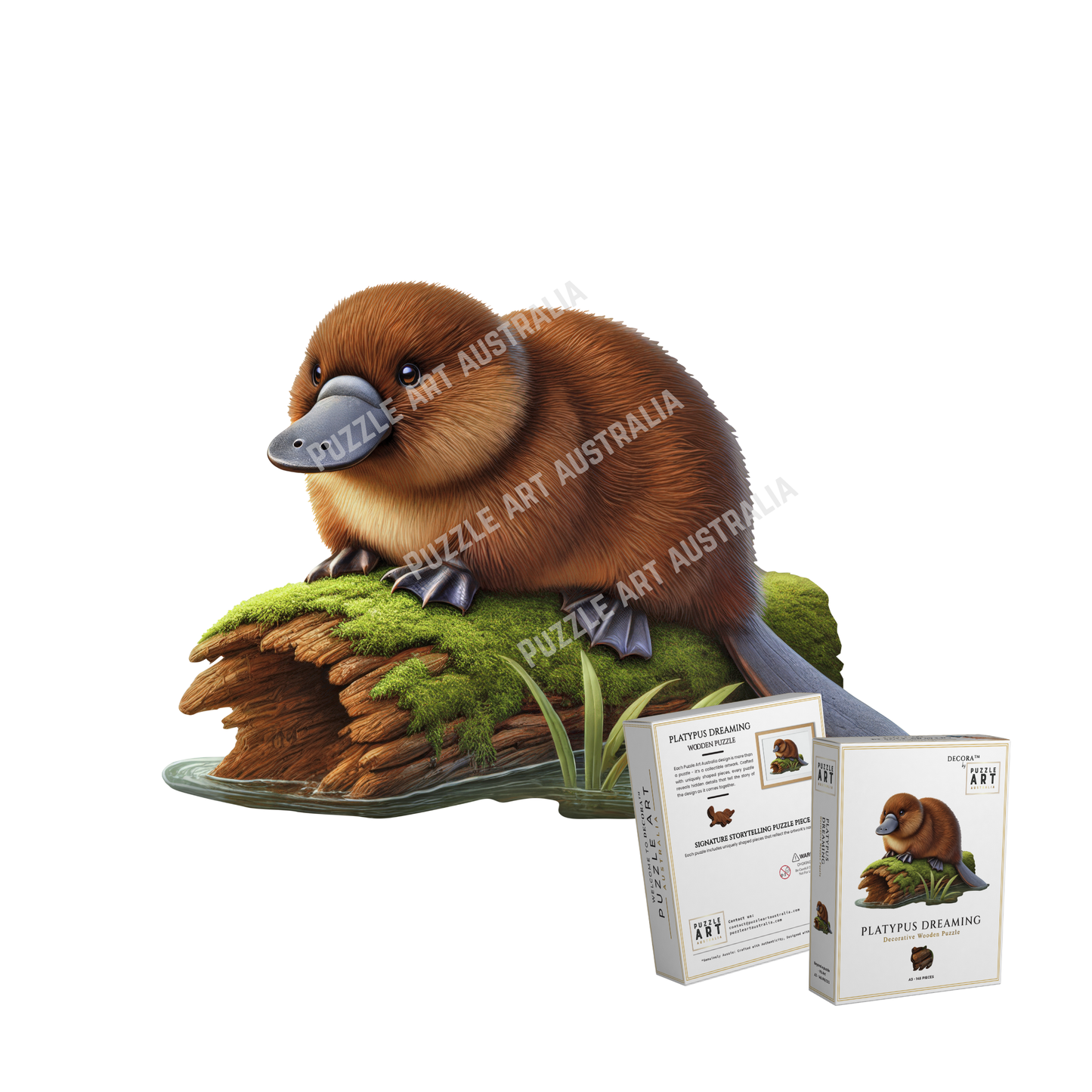 Platypus Dreaming Wooden Puzzle