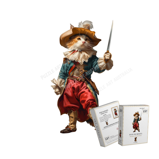 Puss in Boots Wooden Puzzle